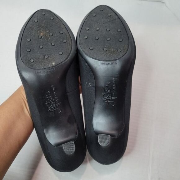 LifeStride Parigi Round Toe Pumps in Black Size 10 W - Picture 7 of 13